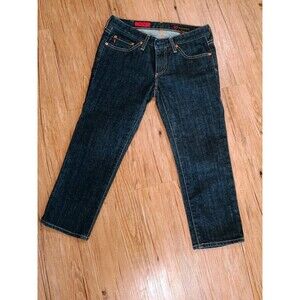 Ag Adriano Goldschmied Women's 26 Dark the Crop Capris